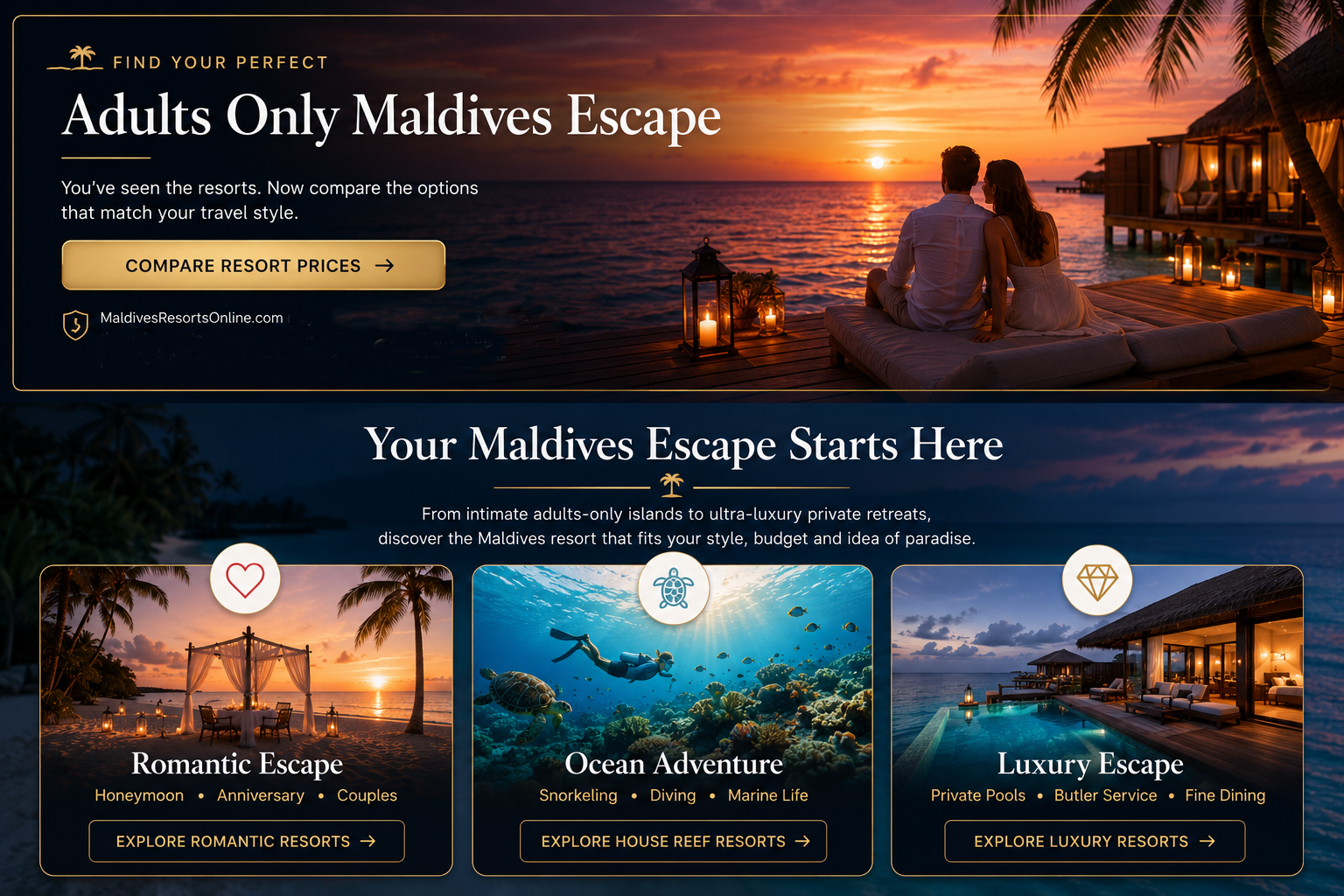 Adult Only Maldives Escapes